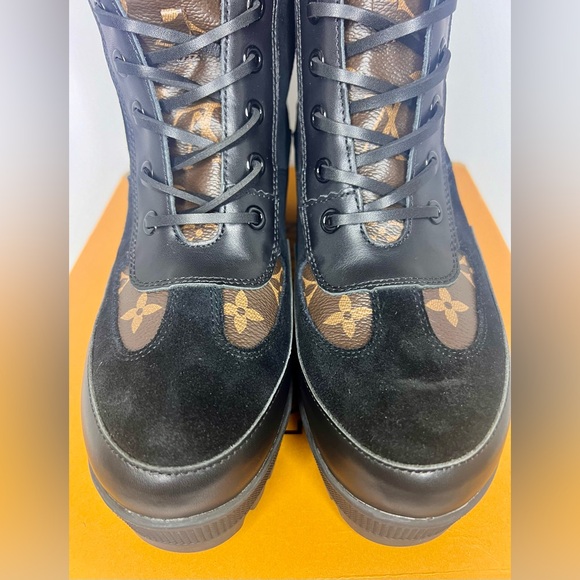 **NEW IN BOX**Louis Vuitton Laureate Platform Boots size 40/US 9.5 Made in Italy - Picture 4 of 10